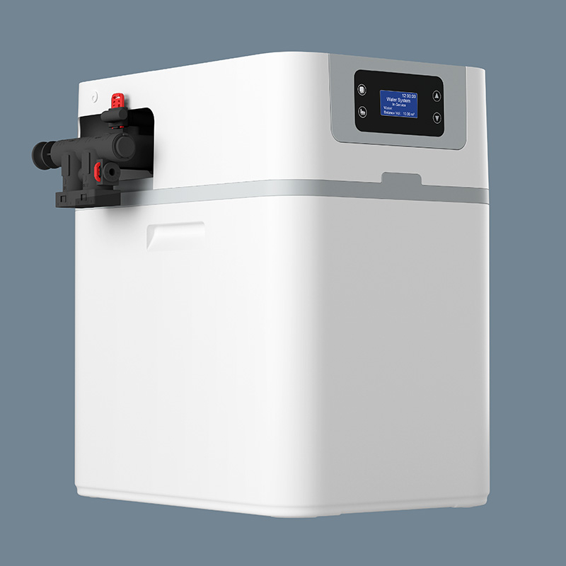 Double tank water softener